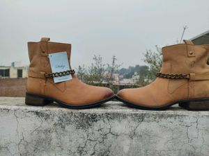 Stylish Tan Ankle Boots