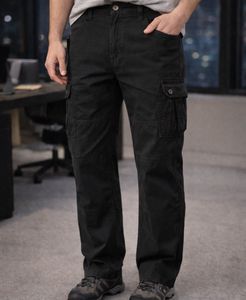 Men's Black Cargo Pants