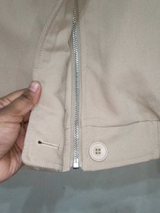 Neutral Cropped Jacket