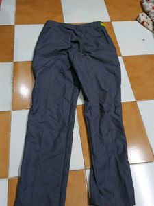 Classic Grey Pleated Trousers