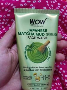WOW Skin Science Japanese Matcha Mud Face Wash
