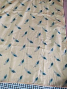 ❤️Yellow Feather Print Kurta ❤️