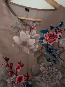 Brand New Floral Silk Top