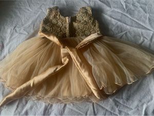 Girls' Golden Dress
