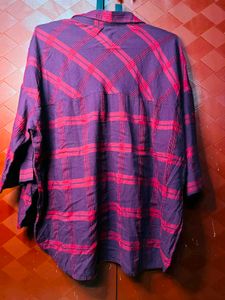 Chic Plaid Button-Up Shirt