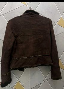 Brown Embellished Jacket