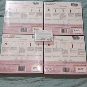 Four makeup kits and 1 Lipstick Kit