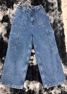 Blue Cargo Jeans