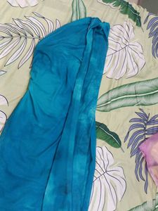 Elegant Turquoise One-Shoulder Maxi Dress
