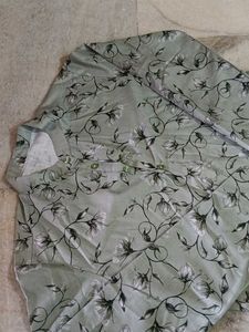 Elegant Floral Print Kurta
