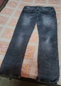 Men's Dark Wash Wide Leg Jeans