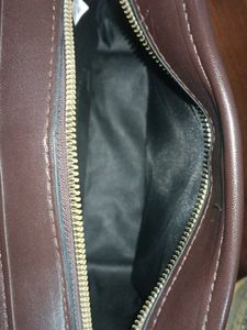 Stylish Brown Monogram Crossbody Bag
