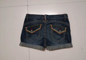 Y2K denim mini shorts