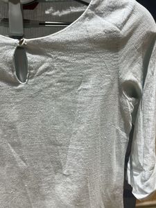 Elegant Grey Cotton Kurta
