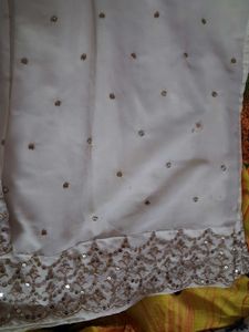 Elegant rani  &amp; White Kurta Set