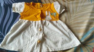 Adorable Baby Dress with Bunny Print