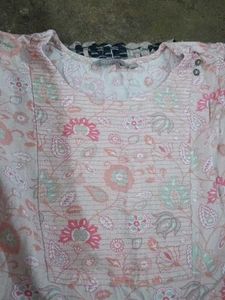 Floral Print Kurta