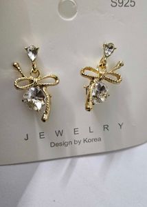 Cute Bowknot Drop Earrings korean earring