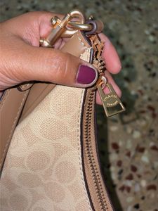 Coach Monogram Shoulder Bag