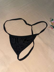Women's Black Lace Trim Nightgown
