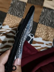 Batik Print Zipper Wallet