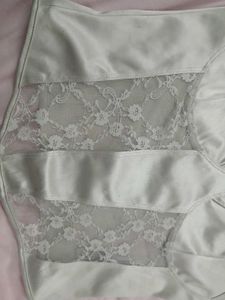 Satin Lace Corset To