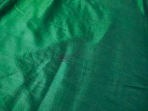 Traditional pure silk Saree with Red Border