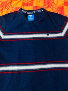 Teamspirit Men's Striped T-Shirt