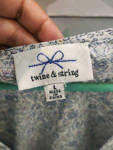 Chic Floral Print Smocked Waist Top