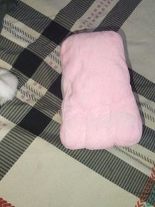 Cute White &amp; Pink Plush Toy
