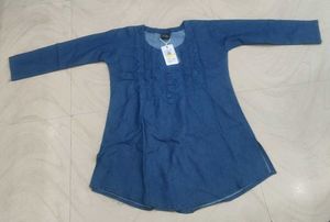 Denim Tunic Top