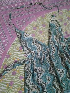 Stylish Snake Print Maxi Dress