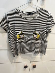Striped Crop Tshirt