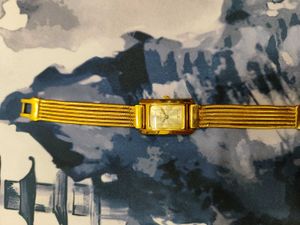 Elegant Gold Titan Watch