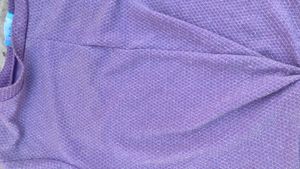 Sparkly Lavender Twist Top