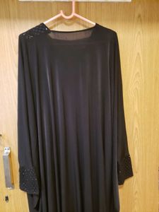 New Mermaid shape Elegant Black Abaya Dress