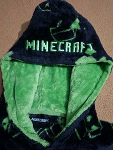 Cozy Minecraft Creeper Hoodie Blanket