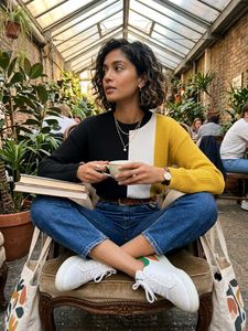 Colorblock Knit Sweater