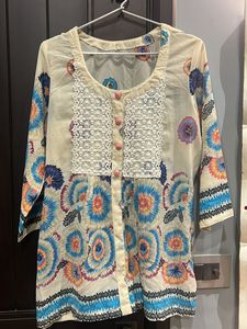 Printed Georgette Kurti Size M