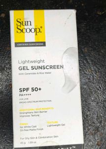 Sun Scoop SPF 50+ Gel Sunscreen 45gm