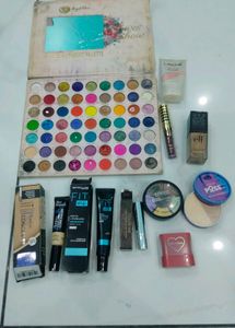 Mixed Makeup Lot - Eyeshadow, Foundation & More