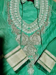 Elegant Green Gown Suit💗