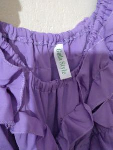 Lavender Color Frock💜