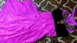 Exquisite Embroidered pink party wear dress