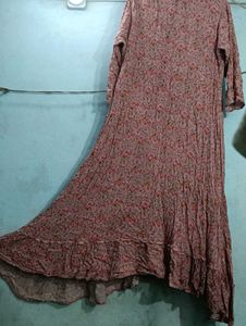 Floral Print Tie-Neck Blouse