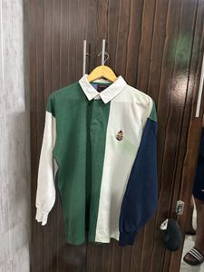 Chaps x Ralph Full Sleeve Polo Tshirt