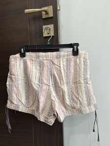 Comfortable Striped Lounge Shorts