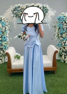 Elegant Light Blue Gown