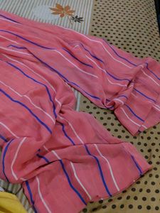 Cute Striped Crop Top &amp; Palazzo Set