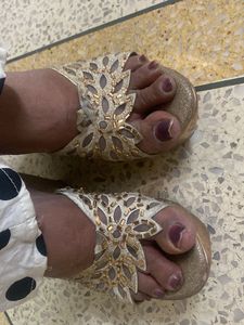 Sparkly Ethnic Flats
